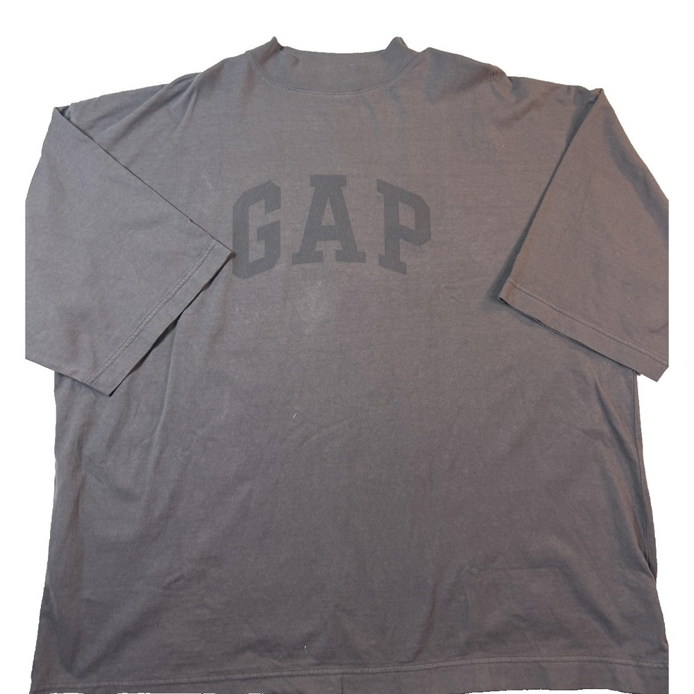GAP YZY Dove T-Shirt Mens 2XL Gray Relaxed Back Hit Streetwear